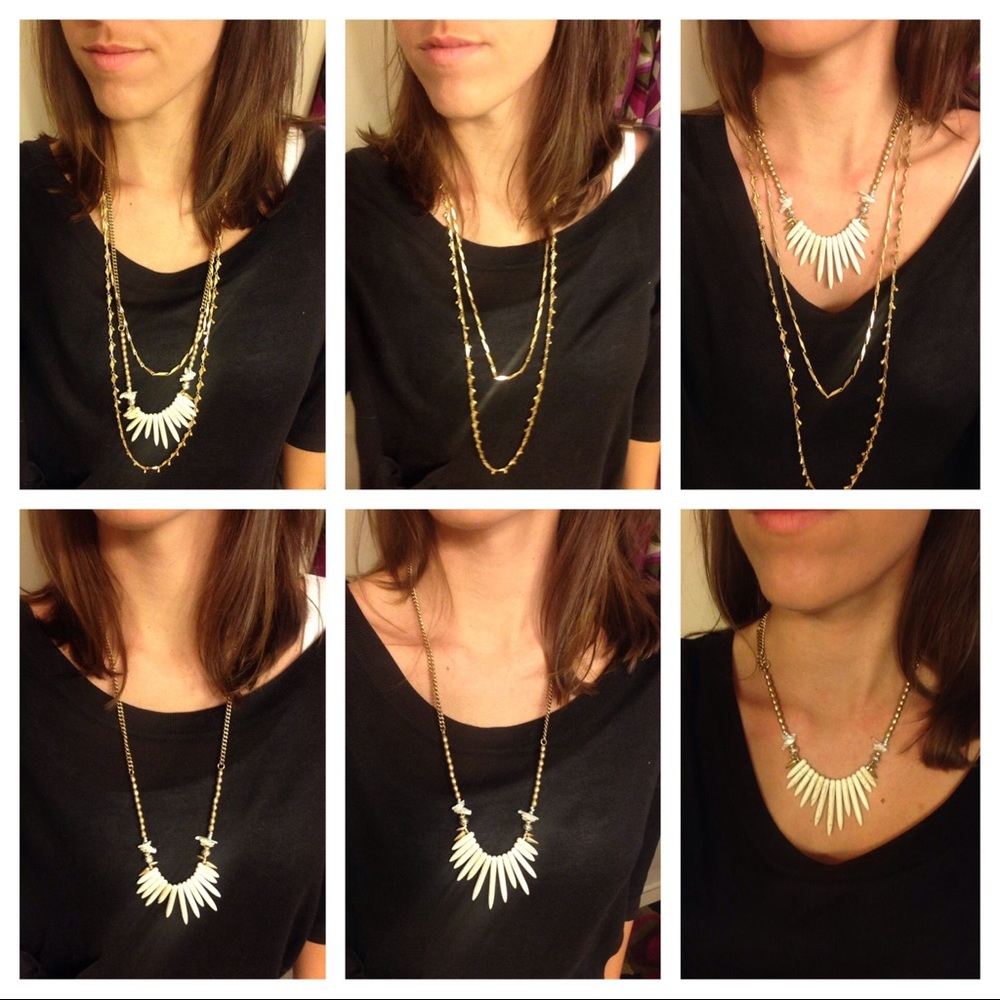 Stella and Dot Zuni layering necklace